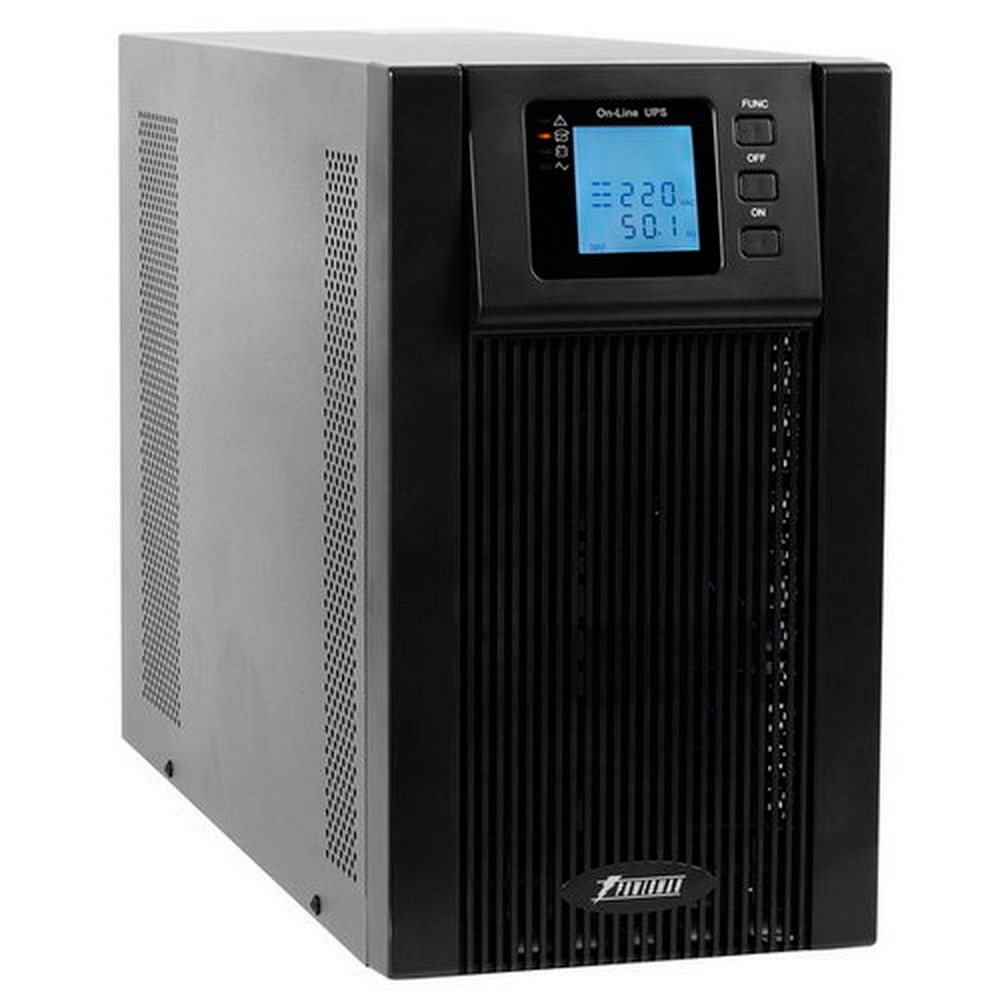 ИБП POWERMAN Online 3000 Мощность 3000 ВА/2700 Вт, батареи: 12 В 9 Ач - 6 шт. Подключение нагрузки: розетки Shuko - 3 шт