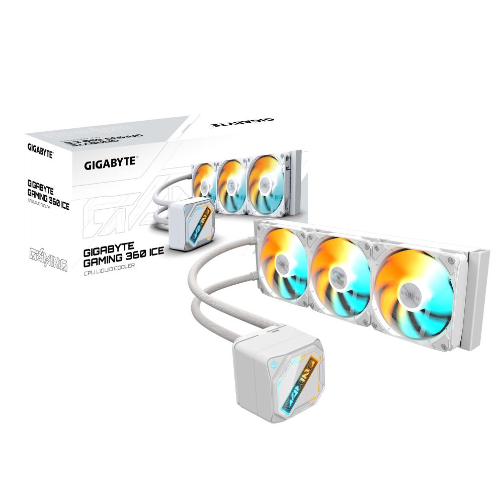Жидкостная система охлаждения GIGABYTE Gaming GME 360I 3 x 120mm ARGB Fan, LGA 1200, LGA 1700, LGA 1851, AM5, AM4