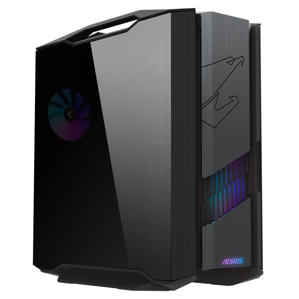 Корпус Gigabyte AORUS C601G Glass Black, Full-Tower, чёрный, закалённое стекло, ARGB подсветка, 4 x 140 мм (3 спереди, 1 сзади)