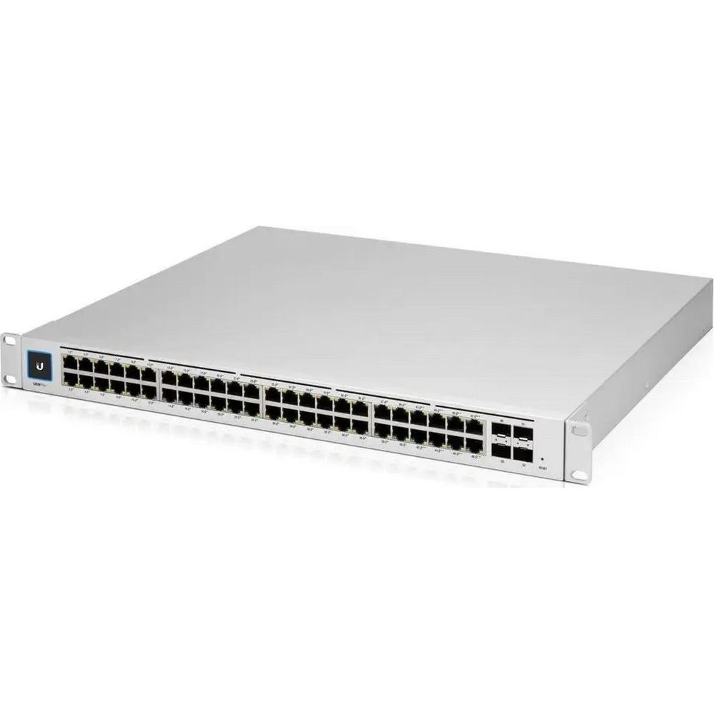 Коммутатор Ubiquiti USW-Pro-Max-48, L3, 32×1GbE, 16×2.5G PoE++, 4×SFP+, 1U