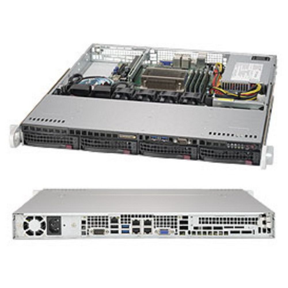 Платформа системного блока SuperMicro SYS-5019S-MN4, X11SSH-LN4F, 813MFTQ-350CB
