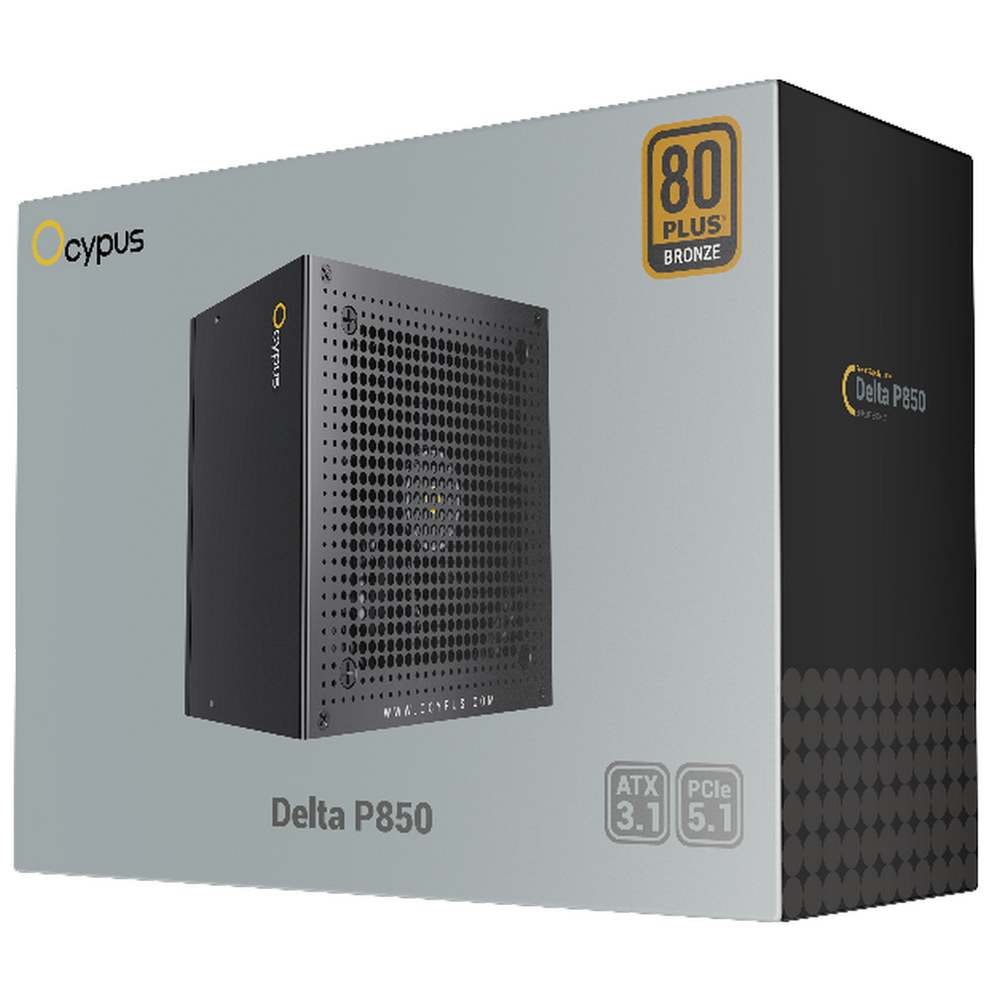 Блок питания PSU Ocypus Delta P850 [P850-BD] 850W / APFC / JP capasitors / 80+ Bronze