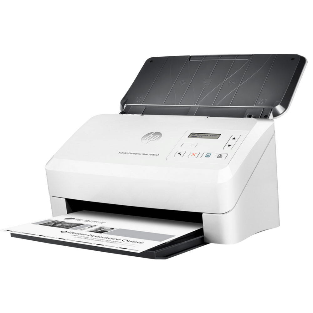 Сканер HP Scanjet Enterprise 7000 s3, протяжный, A4, CIS, 600dpi, USB 2.0 and USB 3.0, ADF 80 sheets, Duplex, 75 ppm/150 ipm, 1y warr (замена L2730B SJ7000 s2)