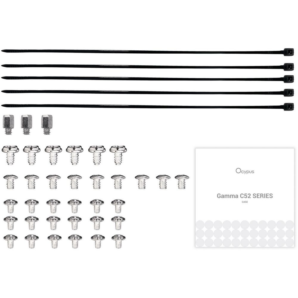 Корпус для ПК Case Ocypus Gamma C52 WH ARGB mATX / win / white / 3 ARGB fans / no PSU / Tempered Glass