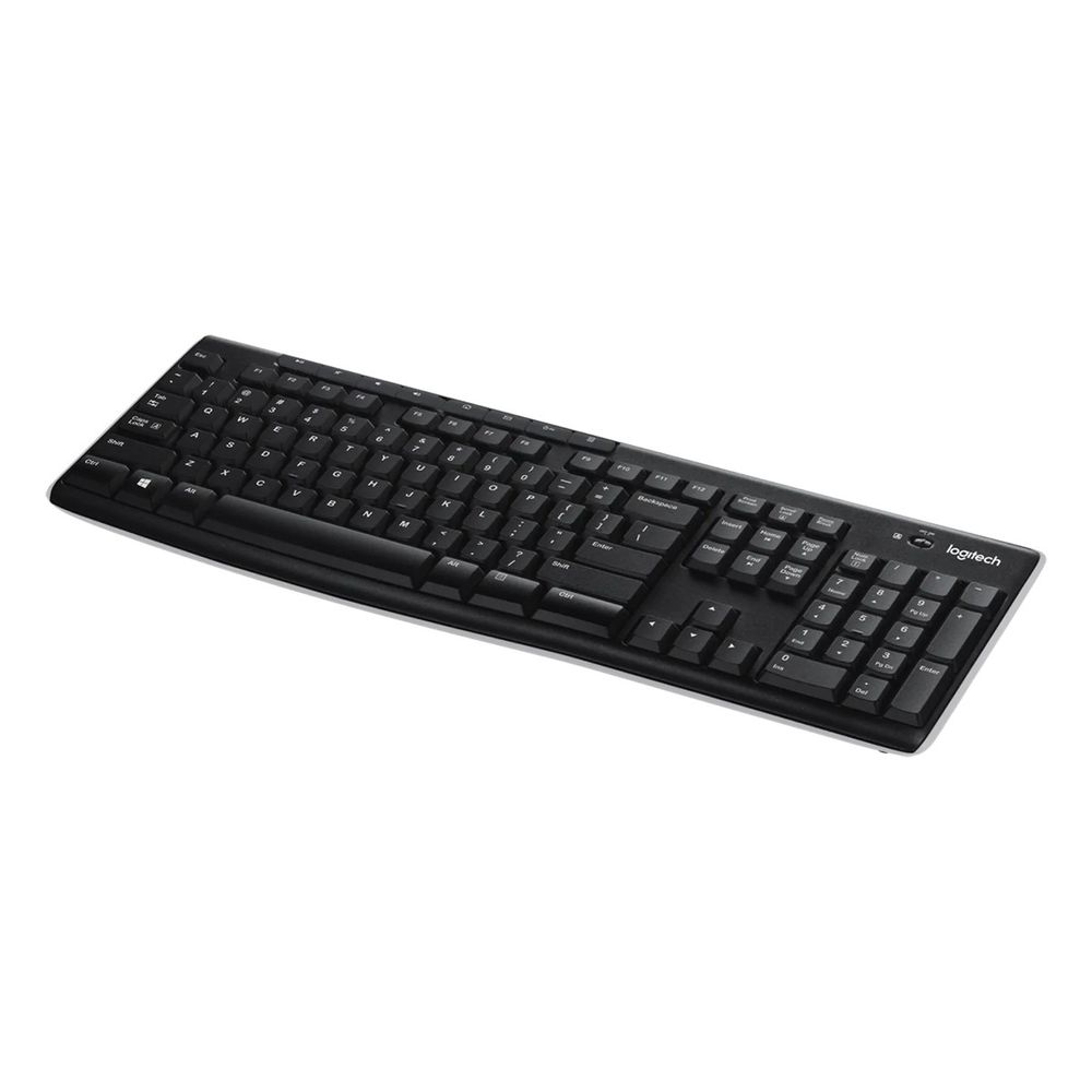 Клавиатура беспроводная Logitech K270 |920-003058| приемник Unifying, 2 батарейки AAA, RTL