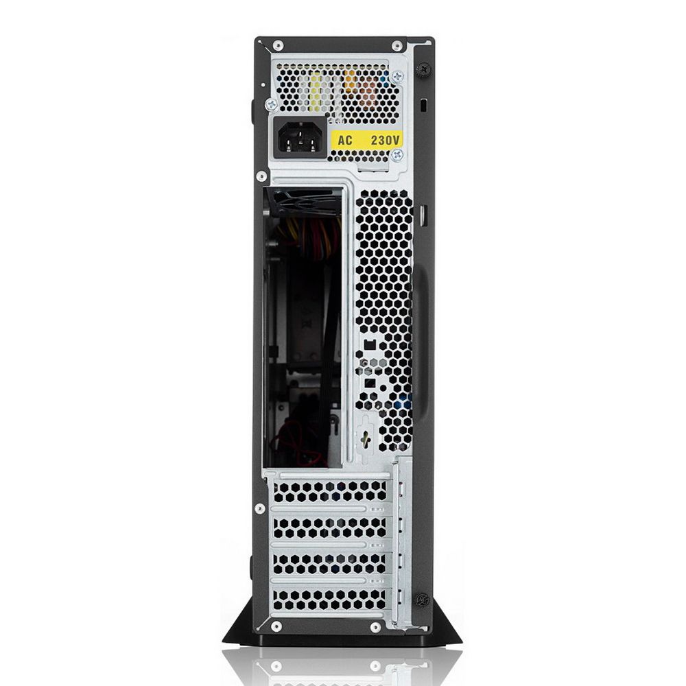 Корпус FoxLine FL-203-TFX300S |FL-203-TFX300S| Сase Foxline SFF mATX Desktop 300W, 2xUSB3.0, 2xUSB2.0, toolless, |FL-203-TFX300S| Black, 8cm. fan, powercord (970306)