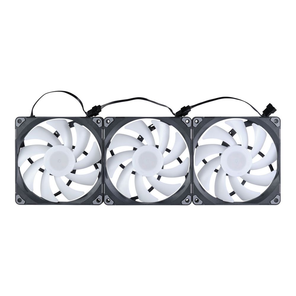 Комплект вентиляторов (3шт.) PHANTEKS M25 DRGB Black 140x140x25мм (PWM, 20шт./кор, 400-1800 об/мин, 36.57dBa)