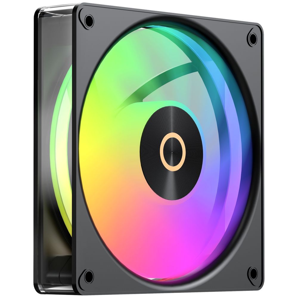 Корпус для ПК Ocypus Iota-C50-BKD300CD-GL Case Iota C50 BK Curve ARGB Digital mATX /win /black / 3 ARGB fans/ no PSU / Tempered Glass