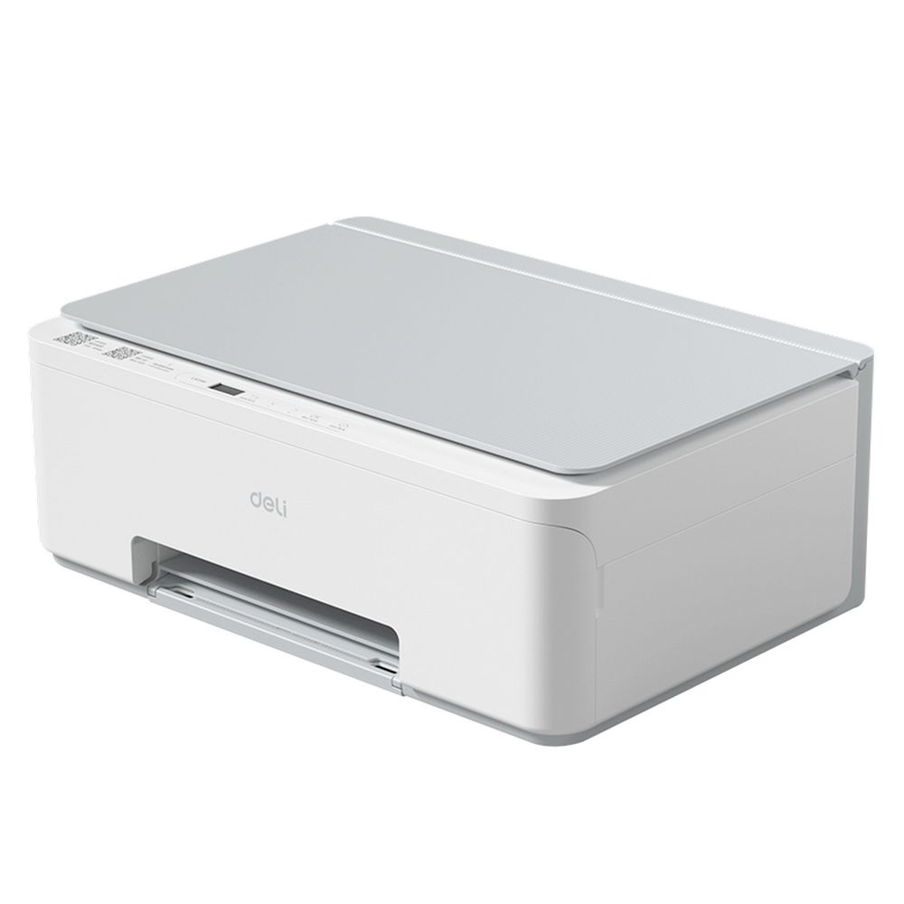 МФУ струйное Deli D516W, A4, цветная печать, 8.5 стр/мин, 4800x1200 dpi, USB/WiFi/Bluetooth/СНПЧ, белый корпус (D516W)