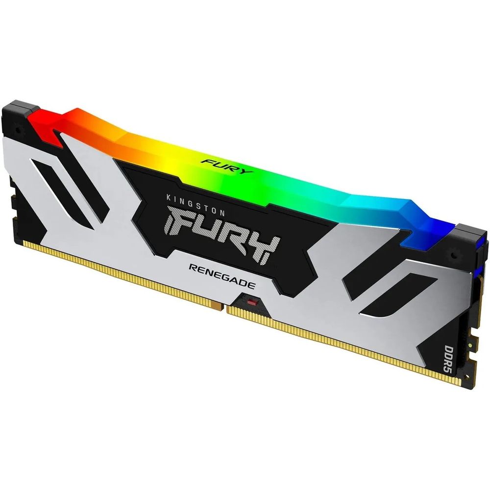 KF580C38RSA-24 Kingston 24GB DDR5 8000 FURY Renegade Silver RGB On-Die ECC UDIMM (Single  Module) CL38-48-48 1.4V