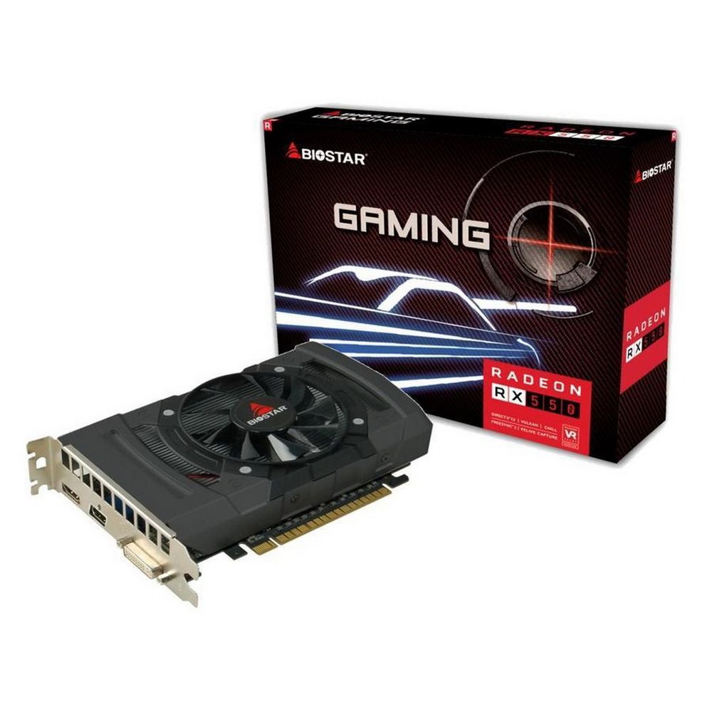 Видеокарта BIOSTAR RX550 4GB GDDR5 PCIE3 (684171)