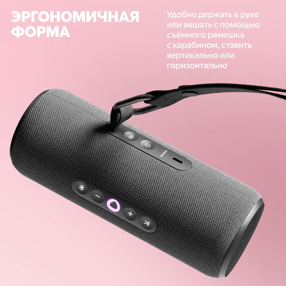 Портативная умная колонка Яндекс Станция Стрит с Алисой, 30 Вт,YNDX-00030VIO , фиолетовый