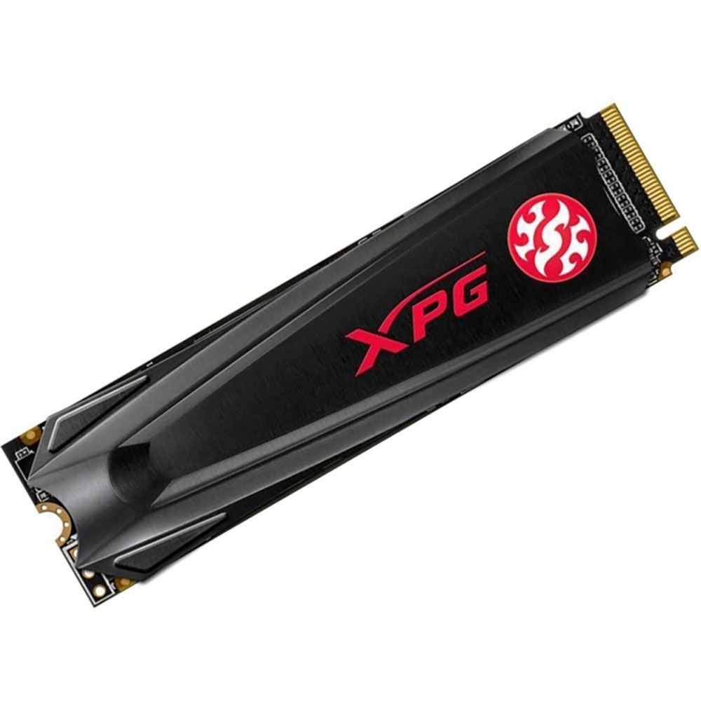 Твердотельный накопитель SSD ADATA XPG GAMMIX S5 1TB M.2 2280 AGAMMIXS5-1TT-C Client PCIe Gen3x4 with NVMe, 2100/1400, IOPS 250/240K, MTBF 2M, 3D TLC, 600TBW, NVMe 1.3, Heat Sink, RTL (469274)