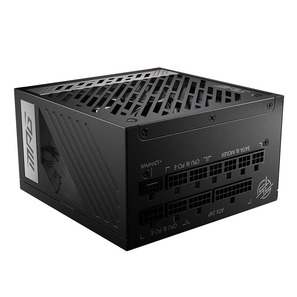 Блок питания ПК MSI Bad Pack MPG A750G PCIE5 , 750W, 80+ Gold, полностью модульный, ATX 3.0, PCIE5, RTL