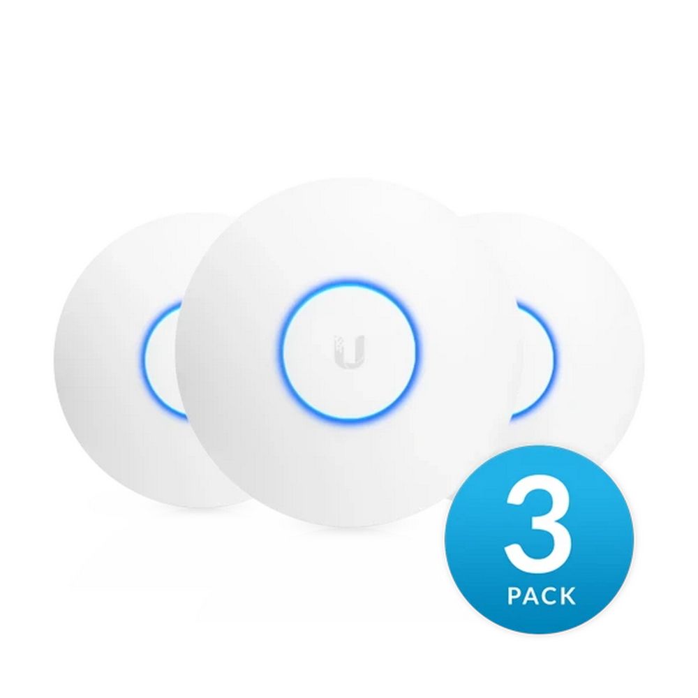 Точка доступа Wi-Fi Ubiquiti UniFi AC Pro (3-pack) |UAP-AC-PRO-3| Ubiquiti точка доступа 2.4+5 ГГц, 802.11a/b/g/n/ac, MIMO 3x3, |UAP-AC-PRO-3| 2x 1G Ethernet, 802.3af/at