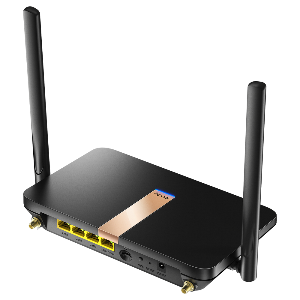 Модем CUDY AC1200 Wi-Fi Mesh 4G LTE  Cat4 Router,1200Mbps Wi-Fi, build-in 4G LTE modem, Chipset MediaTek, 300Mbps at 2.4GHz + 867Mbps at 5GHz, 2 WiFi  antennas, 2 Detachable 4G antennas, 4 10/100M RJ45 Ports, Nano SIM Slot, Cudy Mesh Support, PPTP/L2TP/OpenVPN/WireGuard V