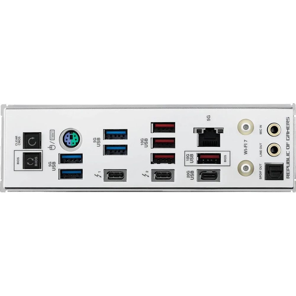 Материнская плата ASUS ROG MAXIMUS Z890 APEX LGA1851 ATX 2xDDR5 2xPCIEx16 2xPCIEx4 6xM.2 2xThunderbolt USB-C 5GLAN Wi-Fi 7