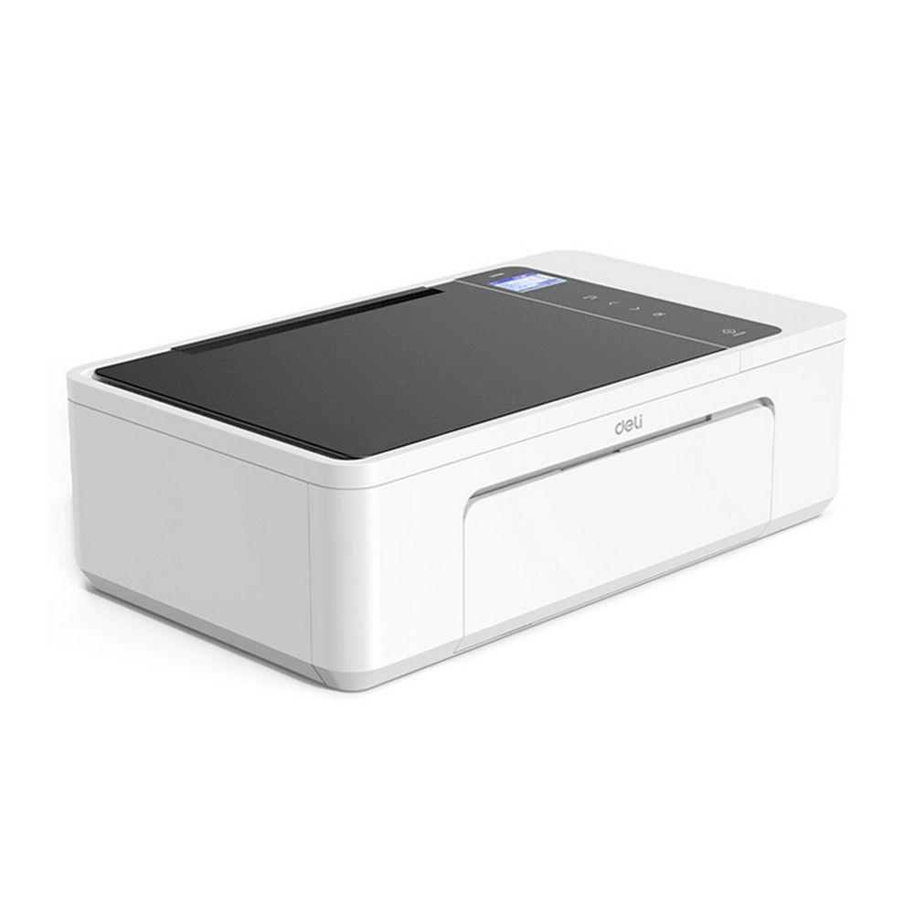МФУ струйное Deli D311NW-EA1, A4, цветная печать, 8.5 стр/мин, 1200x600 dpi, USB/WiFi/Bluetooth/СНПЧ, белый корпус (D311NW-EA1)