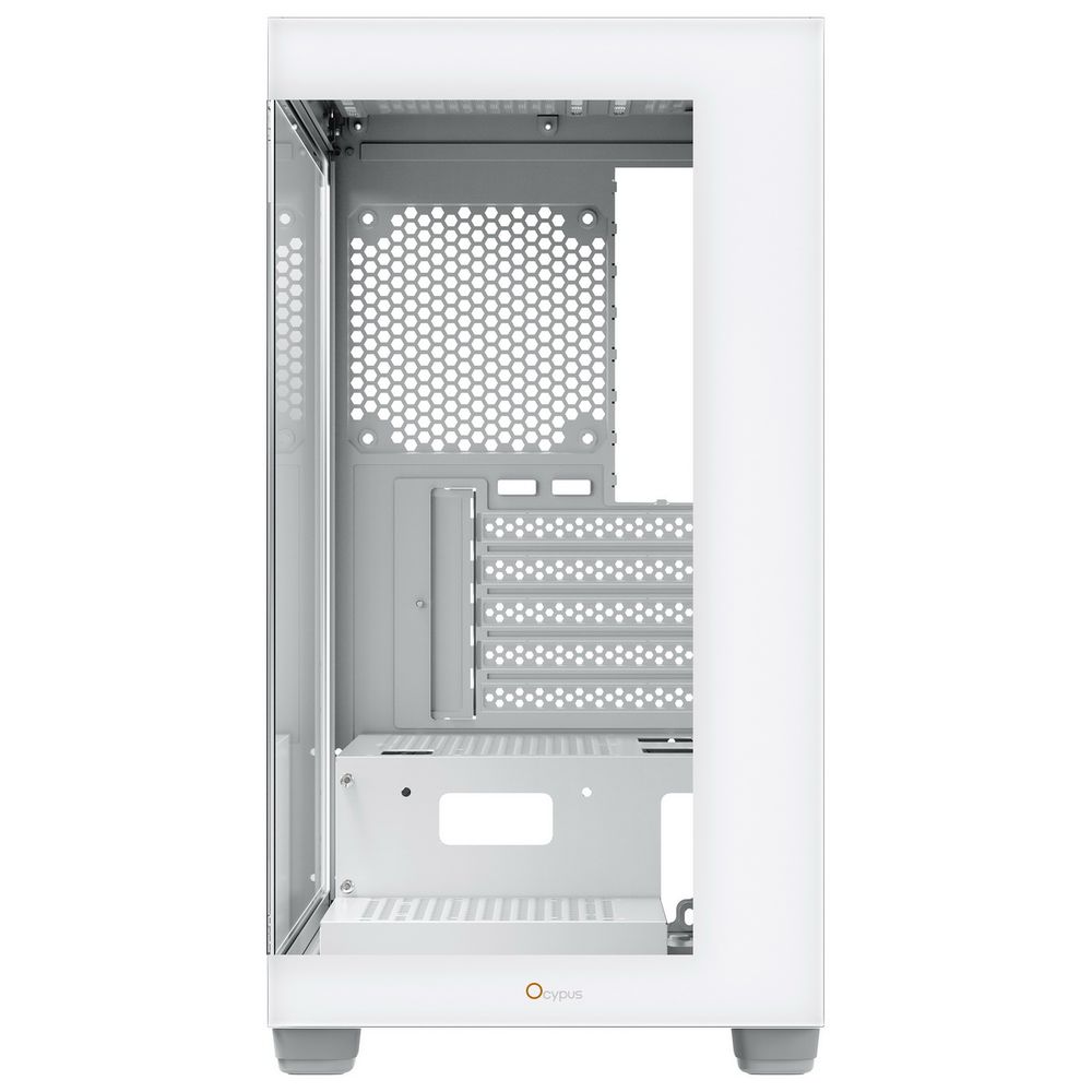 Корпус для ПК Case Ocypus Gamma C52 WH mATX / win / white / no PSU / Tempered Glass
