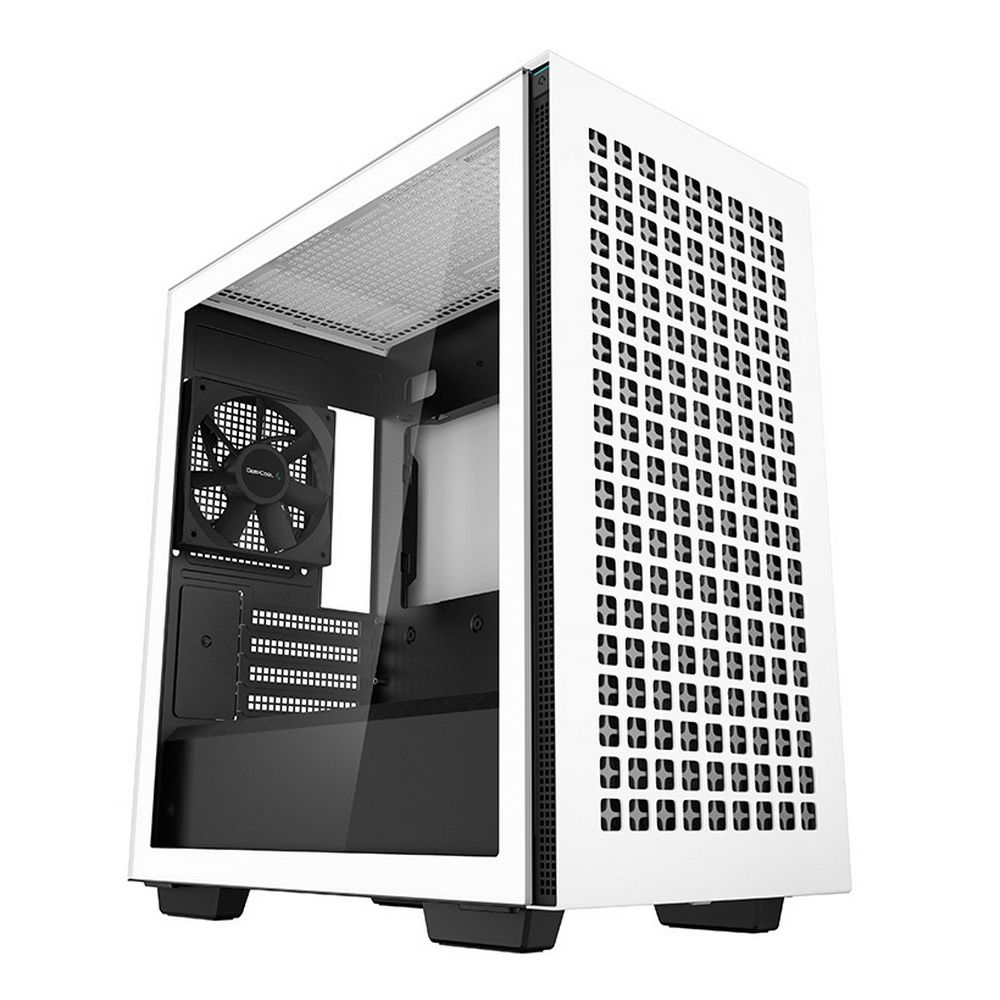 DeepCool CH370 WH белый без БП mATX TG window 1x120mm fan (R-CH370-WHNAM1-G-1)