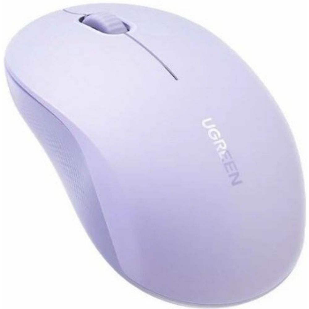 Мышка компьютерная беспроводная UGREEN M331 (65626) Multi-mode Wireless Mouse BT&GHz. Цвет:сиреневый (65626_)