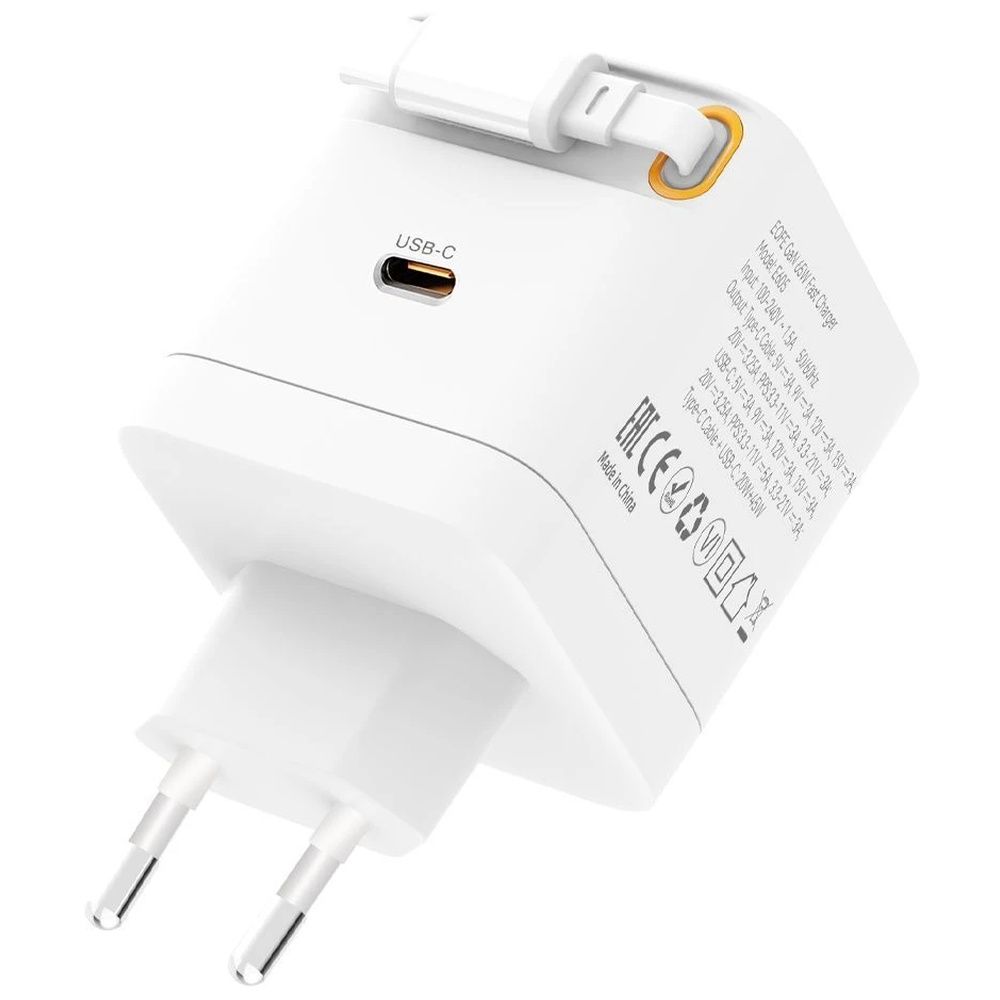 Сетевое зарядное устройство EOFE E605 65W белый