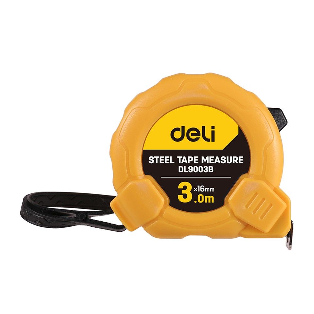 DL9003B Deli Рулетка Deli DL9003B 3м*16мм Метрическая.  Корпус  ударопрочный.