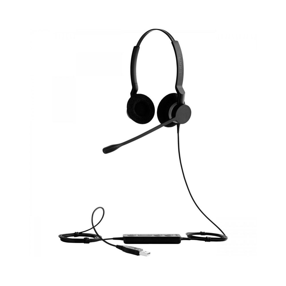 Наушники с микрофоном Jabra BIZ 2300 Duo (USB, с регулятором  громкости)  <2399-829-109>