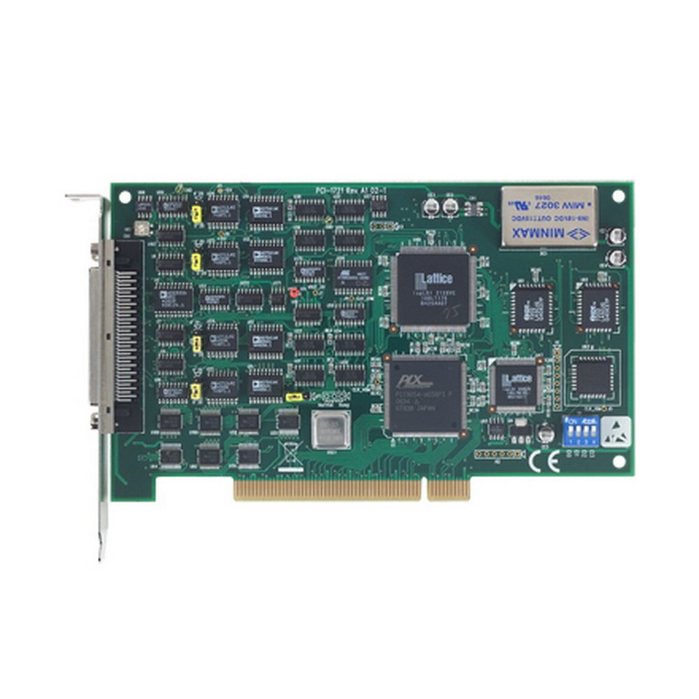Плата интерфейсная Advantech PCI-1721-AE 4-канальная многофункциональная PCI плата аналогового вывода с 12-битным ЦАП и 16 каналами цифрового ввода/вывода Advantech