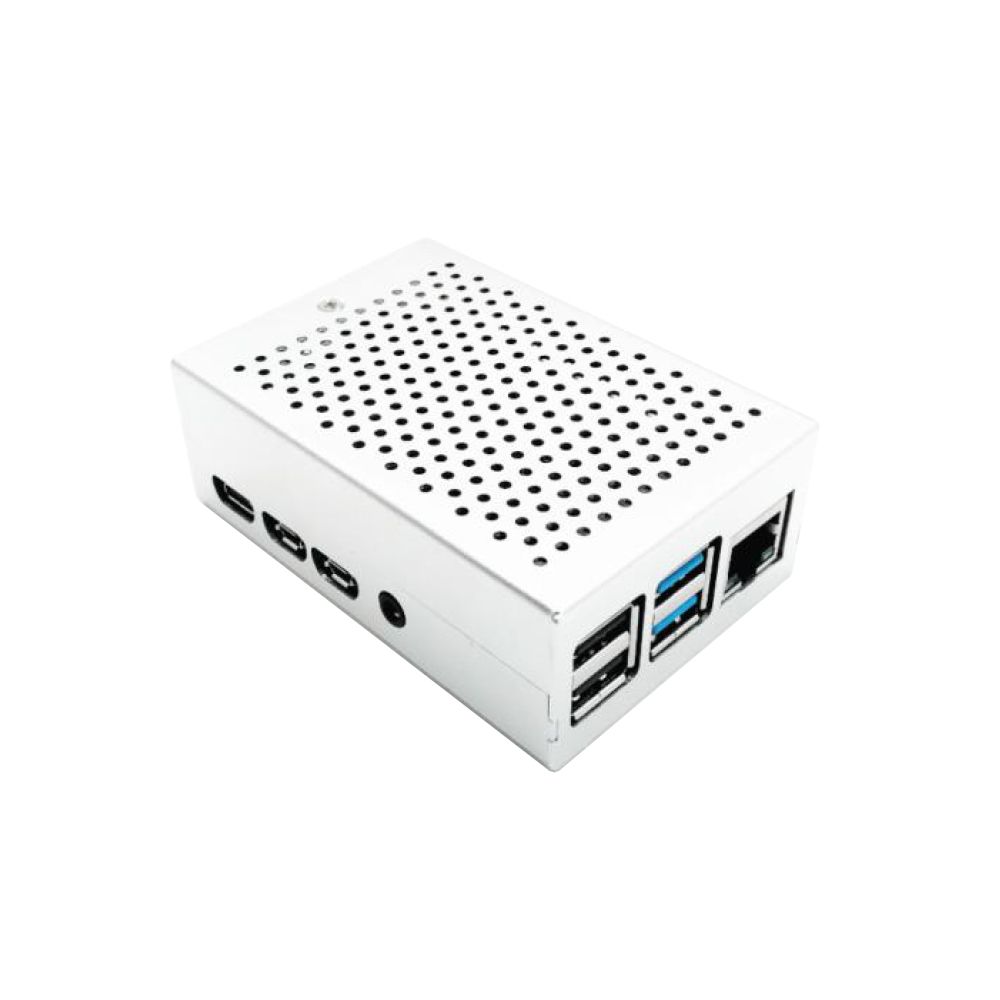 Корпус для одноплатного компьютера ACD Silver Fine Heat Dispersion Aluminium Alloy Case for Raspberry Pi 4B (RA507)