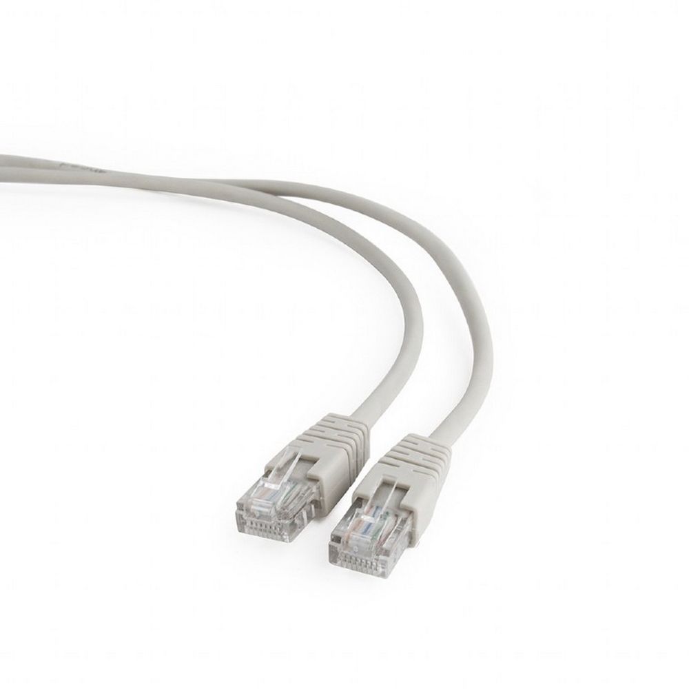  Патч-корд UTP Cablexpert PP12-0.25M кат.5e, 0.25м, литой, многожильный (серый)  (056182)