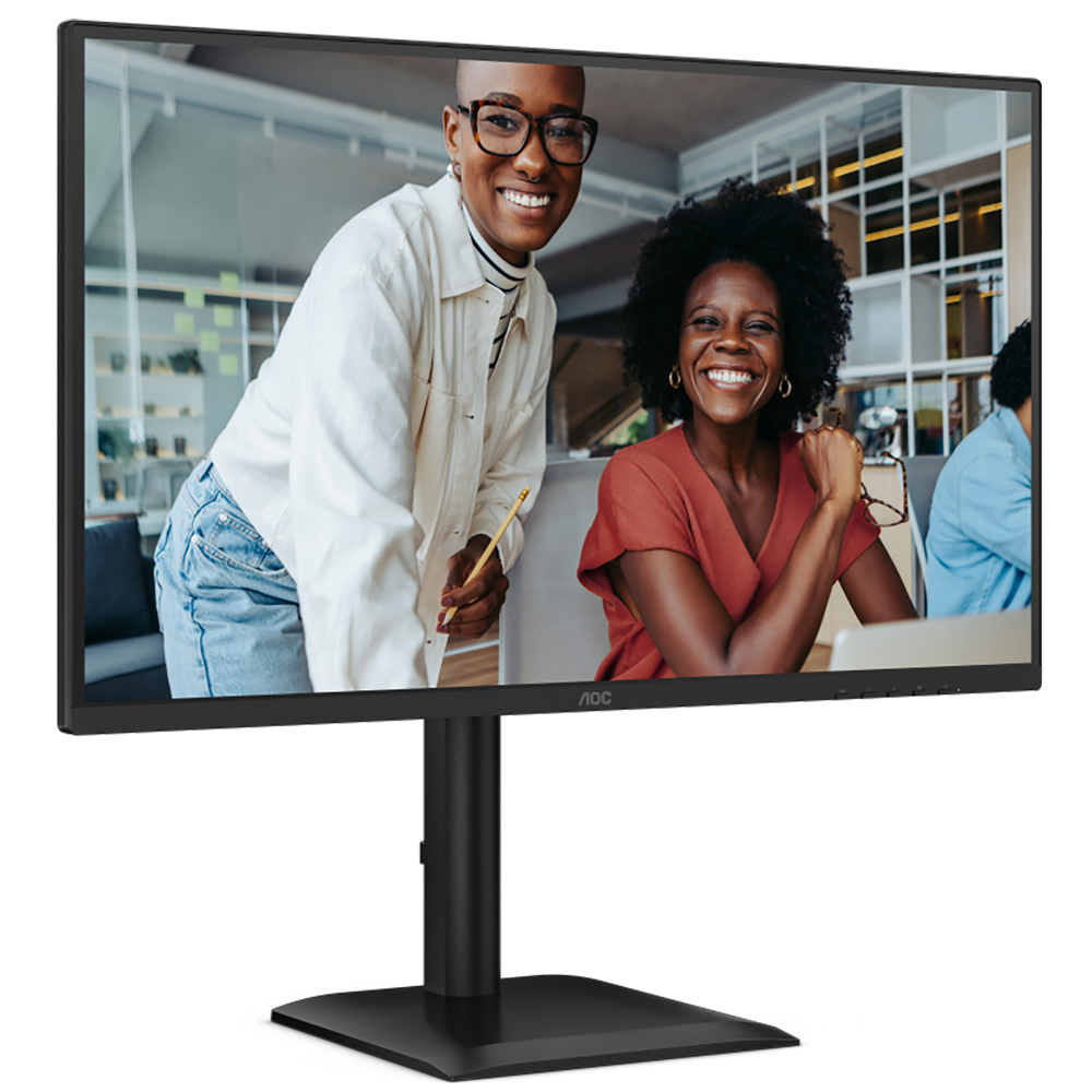 Монитор 27" AOC Q27E4U  IPS, 2560x1440, 120Hz, 4ms, 350сd/m, 1500:1 | HDMI(2.0), DP(1.4), 4xUSB 3.2 | HAS, Pivot, Swivel, InPSU, Speakers, Vesa 100, Black