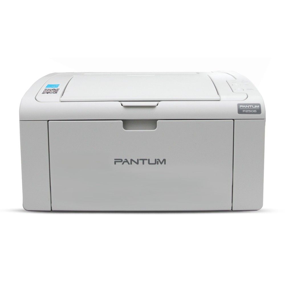 Pantum P2506W A4, принтер, лазерный, черно-белый, 22стр/мин, 1200x1200dpi, 600МГц, 128Мб, WiFi/USB, 700стр/картридж, белый корпус  (P2506W)