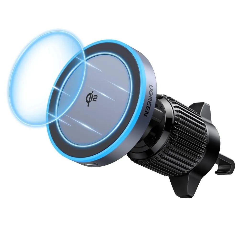 Автомобильное беспроводное зарядное устройство UGREEN W708 (35970) 15W Magnetic Car Wireless Charger
