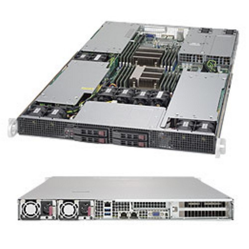 Платформа системного блока SuperMicro SYS-1028GR-TR  X10DRG-H-O-P, 118GH-R1K66B 1U Rackmount  CSE-118GH-R1K66B   X10DRG-H  SATA3 (6Gbps)