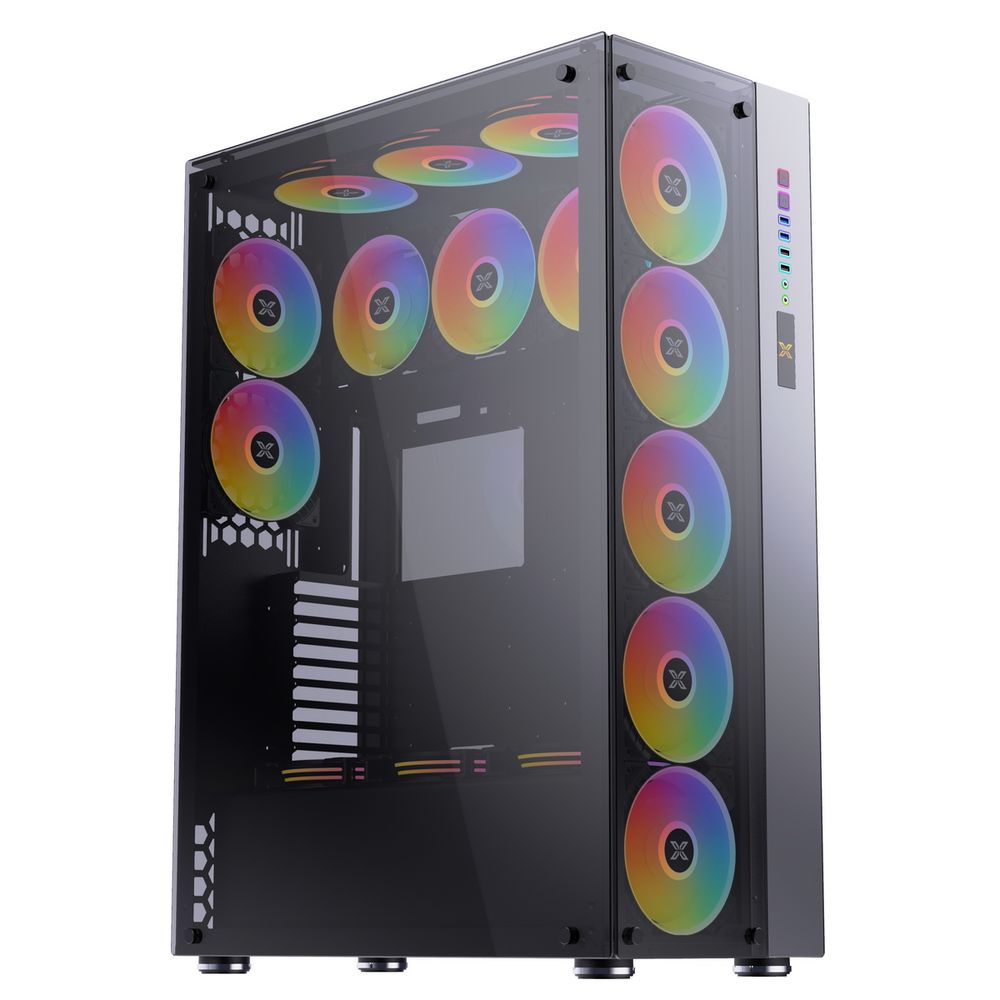 Компьютерный корпус Xigmatek Elysium II (Super EATX, Left/Right/Top Tempered Glass) EN41617