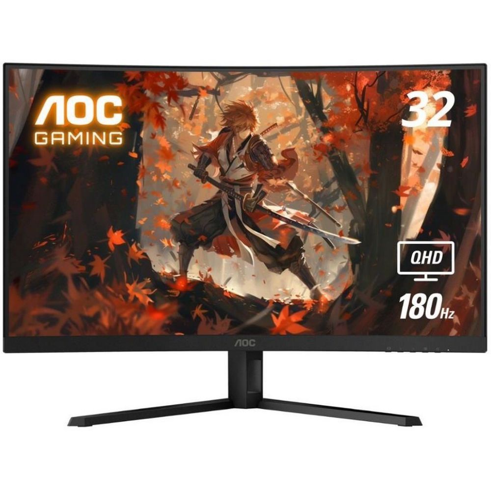 Монитор Bad Pack 31.5" AOC CQ32G4VE Black (VA, изогнутый, 2560x1440, 180Hz, 0.5 ms, 178°/178°, 300 cd/m, 80M:1, +2xHDMI 2.0, +DisplayPort 1.4) bp