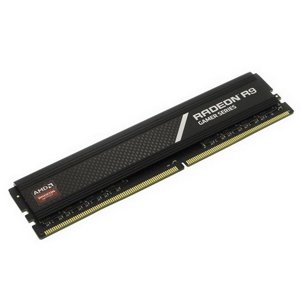 Модуль памяти AMD Radeon™ R9 Gamers Series Black R948G3206U2S-UO 8GB DDR4 3200 DIMM Non-ECC, CL16, 1.35V, Bulk,  (181708)
