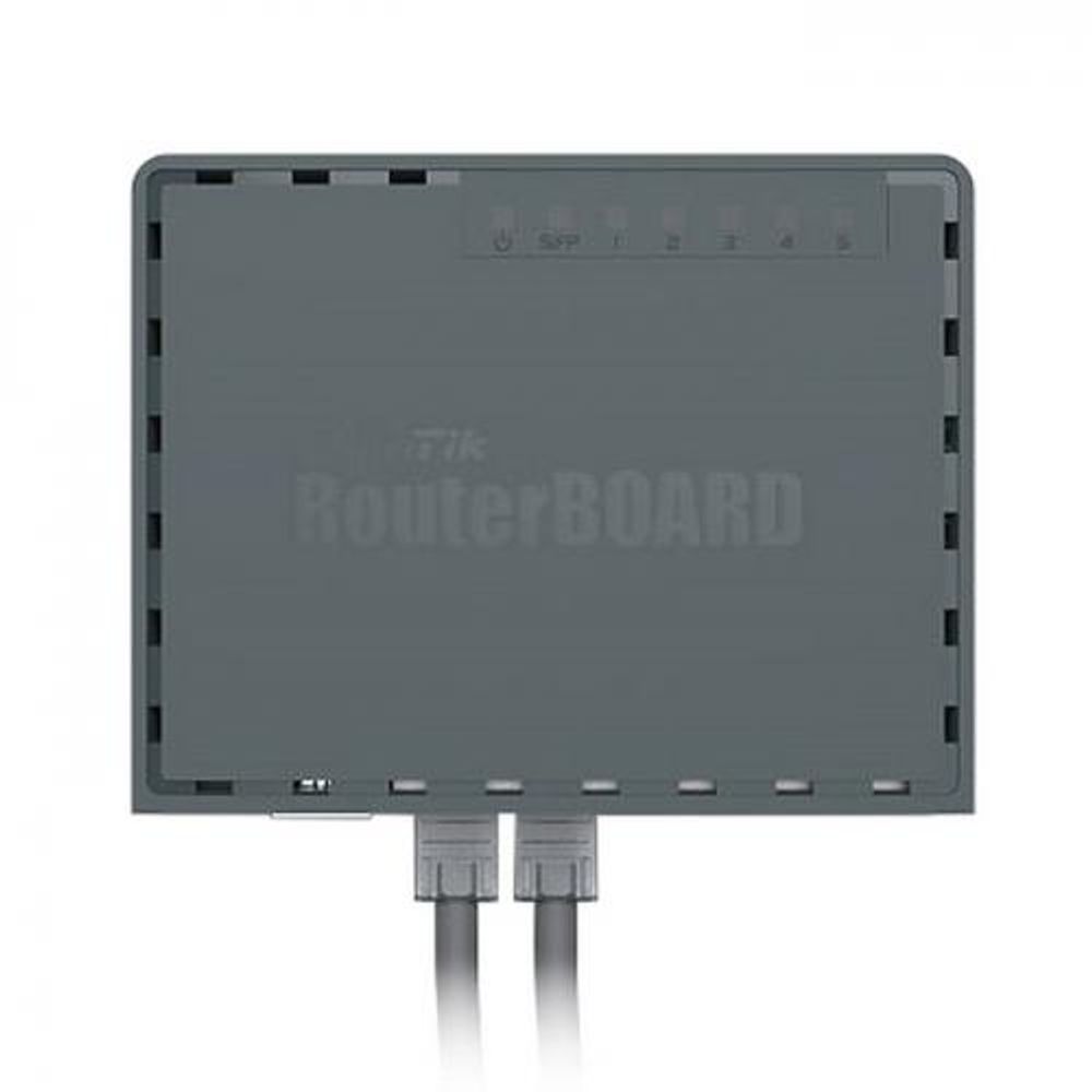Маршрутизатор MIKROTIK RB760iGS hEX S hEX S with Dual Core 880MHz MHz CPU, 256MB RAM, 5 Gigabit LAN ports, SFP, USB, PoE-out on port #5, RouterOS L4, plastic case, PSU {20} (002785)
