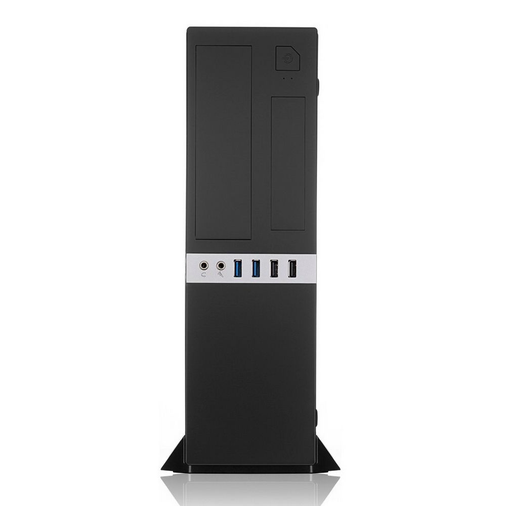 Корпус FoxLine FL-203-TFX300S |FL-203-TFX300S| Сase Foxline SFF mATX Desktop 300W, 2xUSB3.0, 2xUSB2.0, toolless, |FL-203-TFX300S| Black, 8cm. fan, powercord (970306)