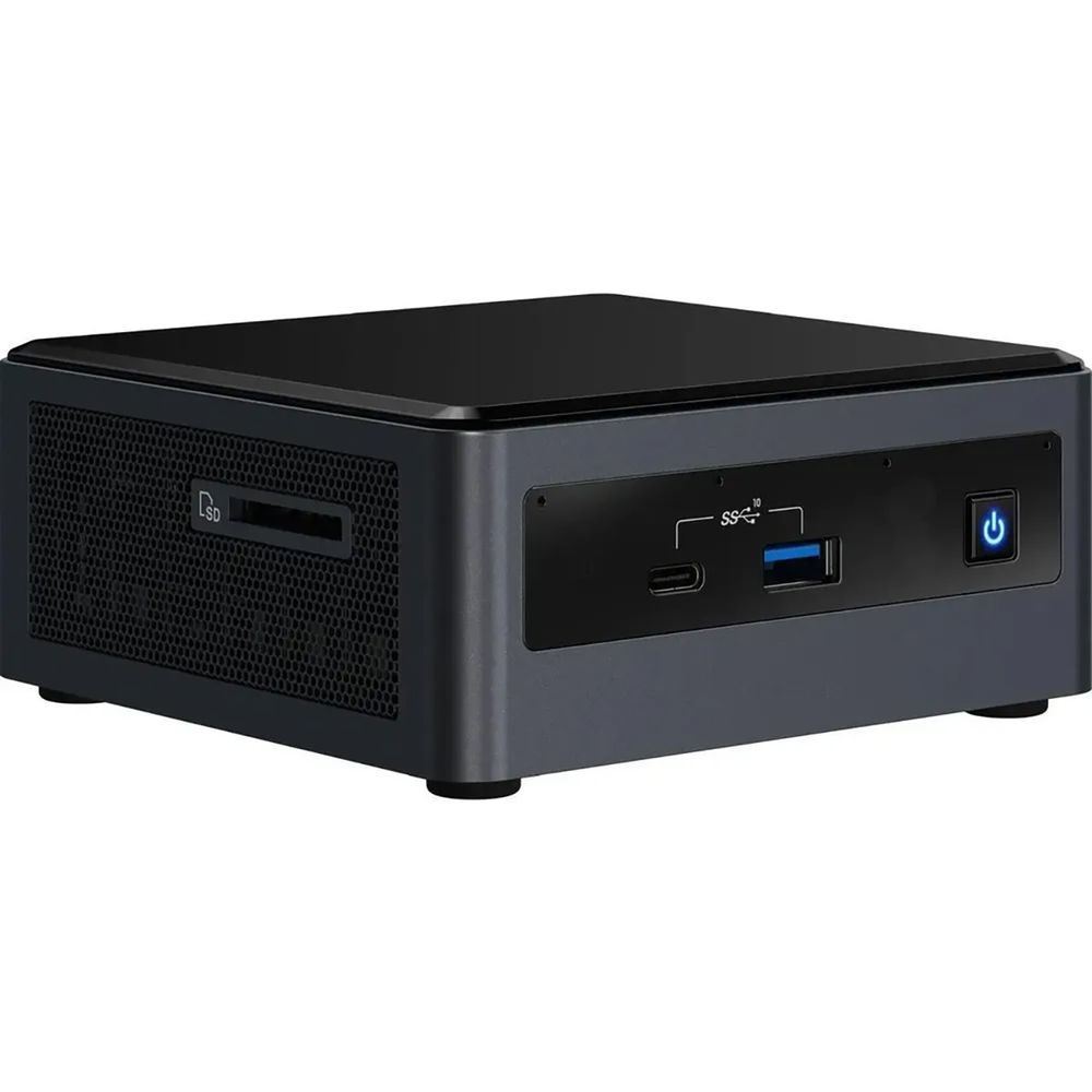 Платформа системного блока с ЦПУ Intel NUC BXNUC10I3FNKN1 Core i3-10110U, (up to 4.10 GHz),2xDDR4-3200, wifi, bt, бeз кабеля питания