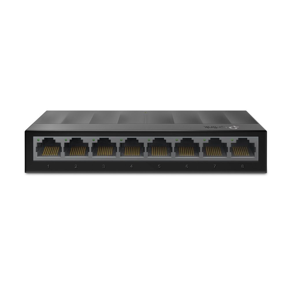 Коммутатор TP-Link LS1008G, неуправляемый, 8×1GbE