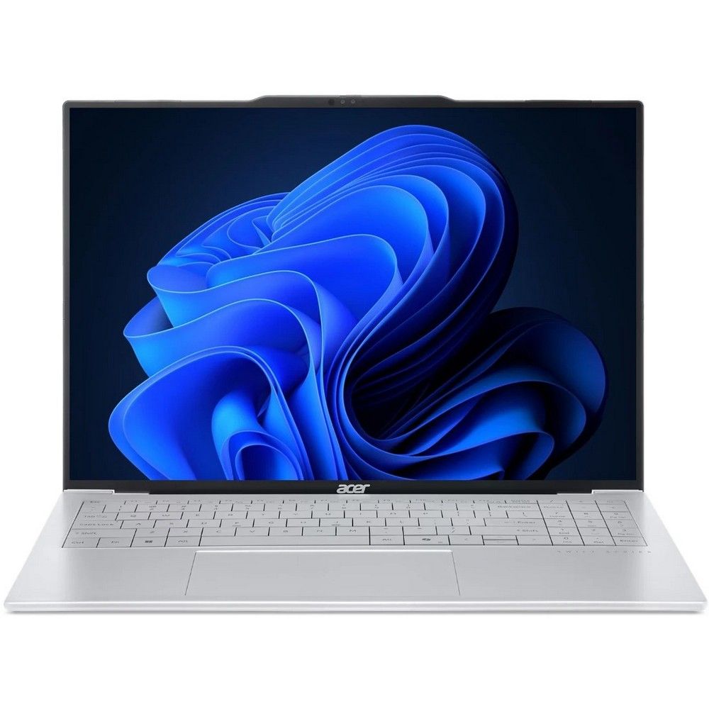 Ноутбук Acer Swift Air 16 SFA16-61M-R0MH Ryzen AI 5 330 16Gb SSD512Gb AMD Radeon 820M 16" OLED WUXGA (1920x1200) без ОС silver WiFi BT Cam (NX.DJACD.001)