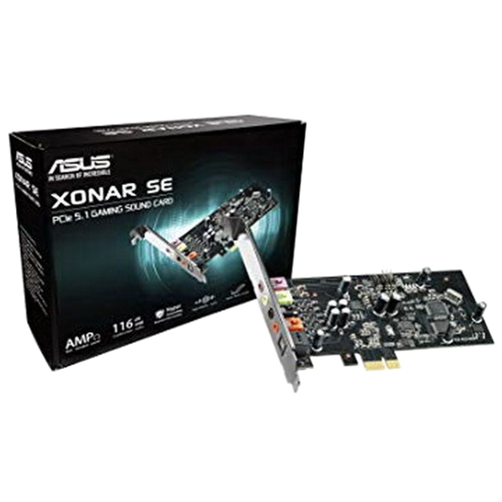 Звуковая плата ASUS XONAR SE 5.1 PCIe Sound card RTL {10} (040563)