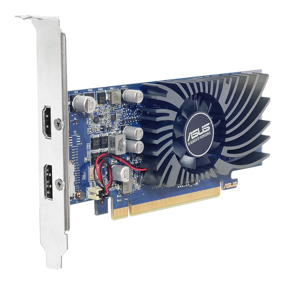 Видеокарта ASUS GT1030 2GB GDDR5 64bit DP HDMI 1FAN LP RTL {20} (743333) (GT1030-2G-BRK)