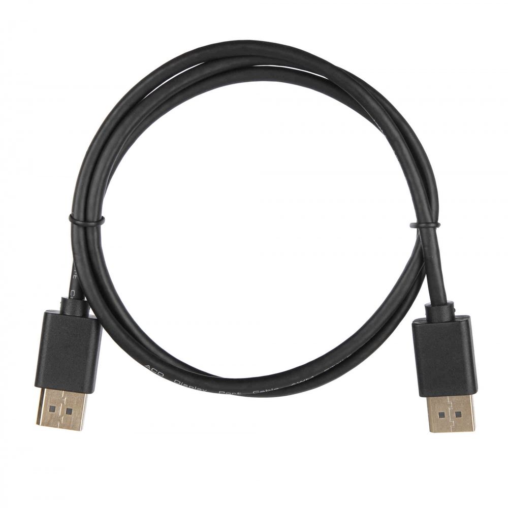 Кабель ACD-DDPM2-10B |ACD-DDPM2-10B| DisplayPort 1.2, Golden Plated,20m/20m, Черный, 1м (742347)