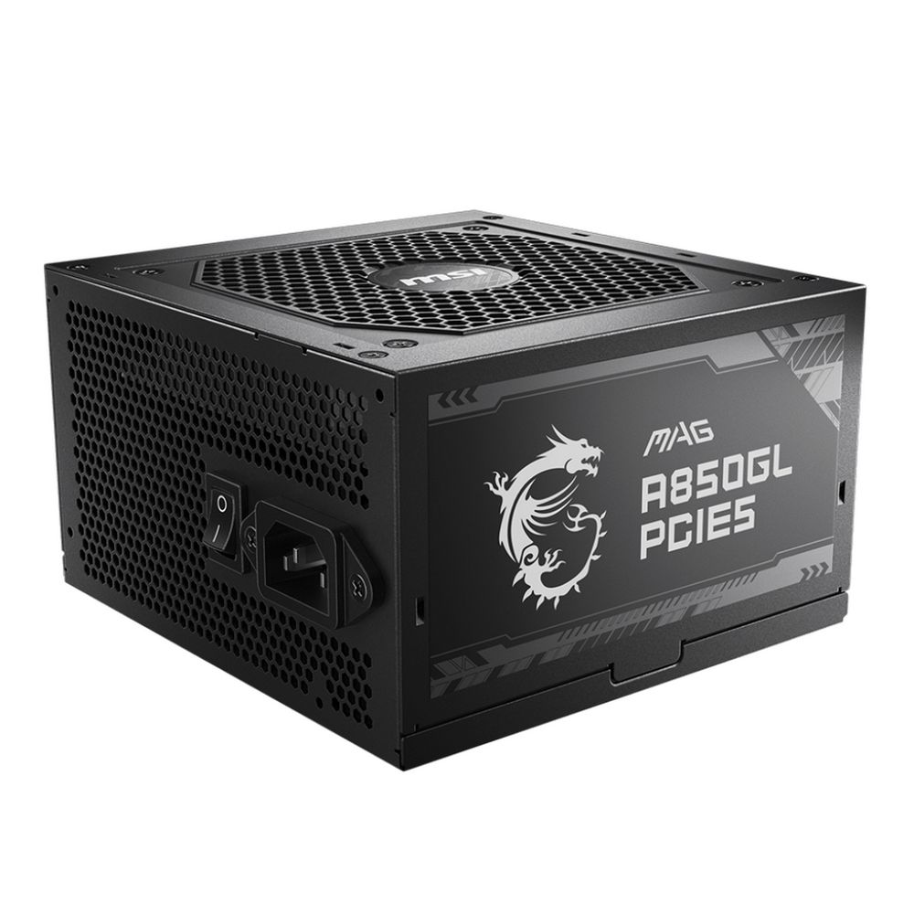 Блок питания ПК MSI Bad Pack MAG A850GL PCIE5 , 850W, 80+ Gold, полностью модульный, ATX 3.0, PCIE5, RTL