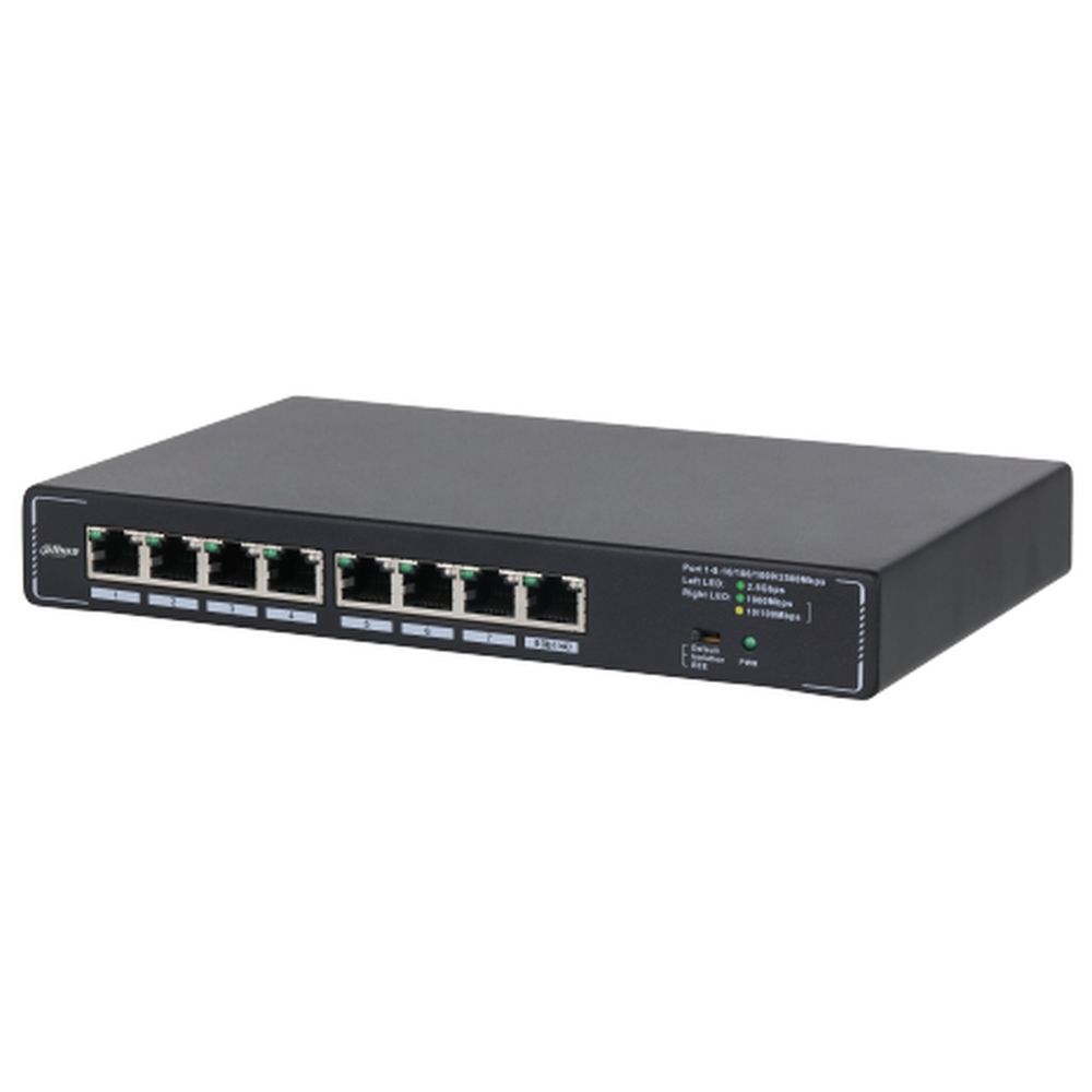 Коммутатор Dahua 8-Port Desktop Multi-Gigabit Switch with 8-port 2.5G 