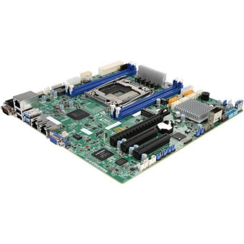 Материнская плата SuperMicro MBD-X10SRM-F-O Micro ATX X10SRM-F LGA 2011 4xDDR4 10xSATA3 5xUSB3.0 6xUSB2.0 VGA PCI-E3.0x16 2xPCI-E3.0x8 RTL