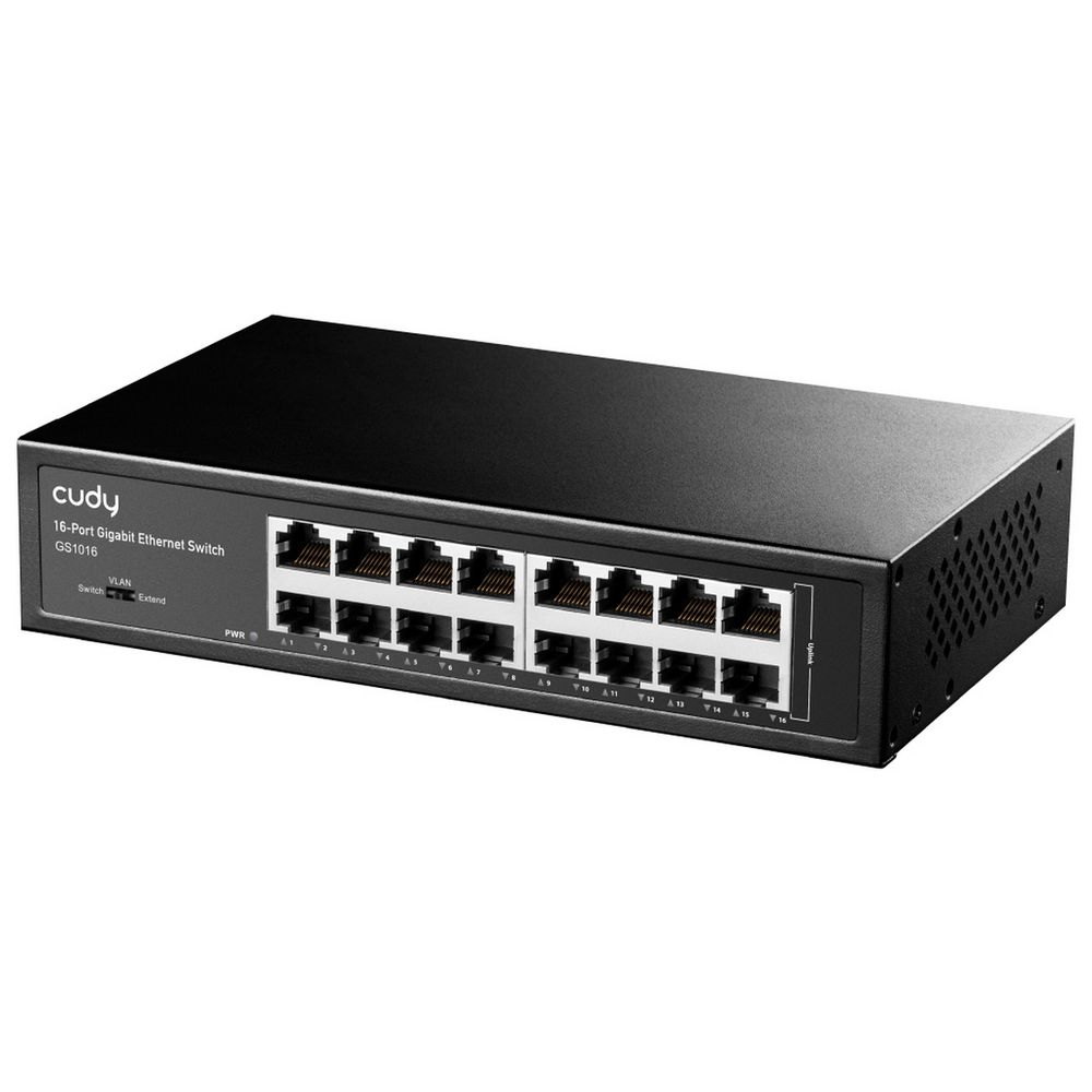 Коммутатор Cudy GS1016, 16×1GbE, неуправляемый, 1U